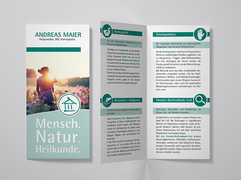 Andreas-Maier-Naturheilpraxis-Flyer