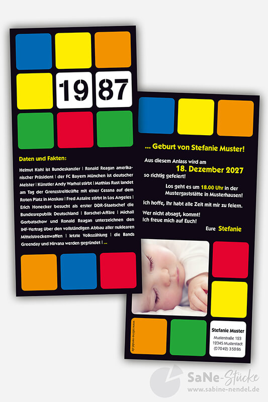 Version 1987 mit Foto