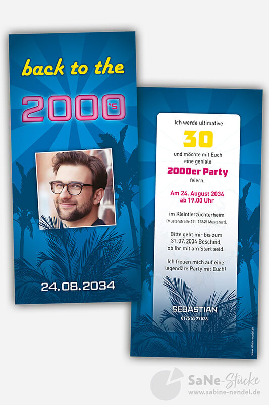 2000er Party mit Foto