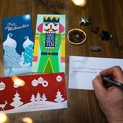 Weihnachtskarten zum Ausdrucken