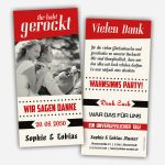 Dankeskarten Hochzeit