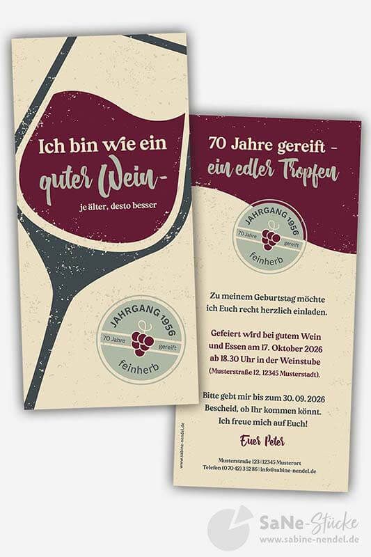 Wein Einladung bordeaux