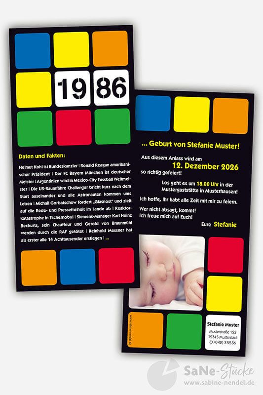 Version 1986 mit Foto
