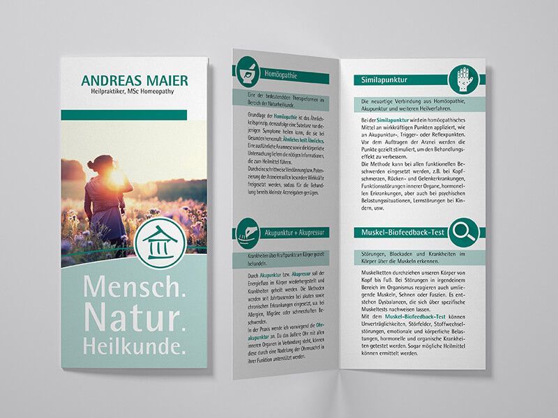 Andreas-Maier-Naturheilpraxis-Flyer